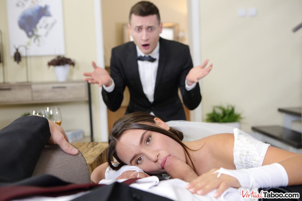 teen bride sucking father-in-law