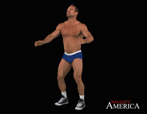 Naughty America 2019 VR gay AR holographic pornstar