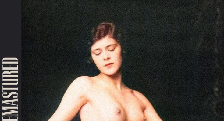 PornHub Remastured vintage topless woman