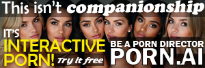 PornAI banner - this is interactive porn!