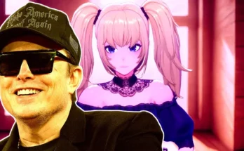 Elon Musk anime waifu AI companion Ani