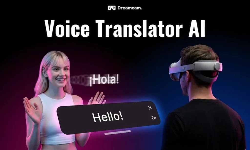 DreamCam AI voice translation