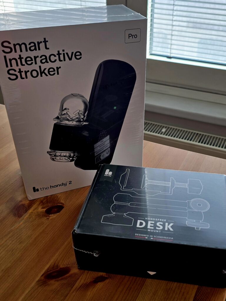 The Handy 2 boxes on table