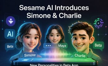 Sesame AI Maya, Simone, and Charlie